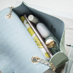 Embossed Small Square Bag Korean Mini Bag - Otaj Gifts