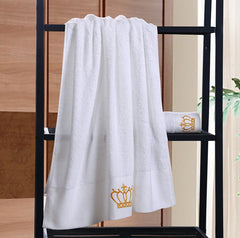 Cotton gift towel custom embroidery boutique hotel hotel sauna large bath towel - Otaj Gifts