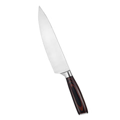 Kegani Japanese Chef Knife 8 Inch - Chefs Knife High Carbon Stainless Steel Knife Kitchen Cooking Knife - Rosewood FullTang Sharp Knife With Sheath - Otaj Gifts