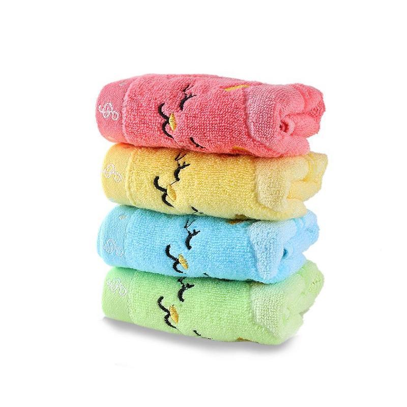 Bamboo Fiber Kitten Face Bath Towels - Otaj Gifts