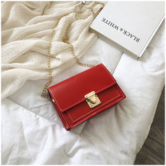 Ladies Fashion Simple Chain Small Square Bag - Otaj Gifts