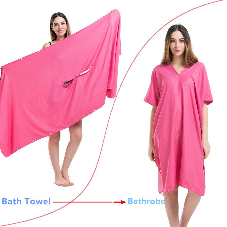 Bath towels can be worn - Otaj Gifts