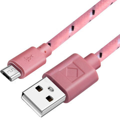 Woven nylon cloth data cable - Otaj Gifts