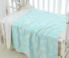 110 * 110cm baby bath towel cover blanket gauze children quilt quality baby children pure cotton 6 six layer gauze bath towel - Otaj Gifts