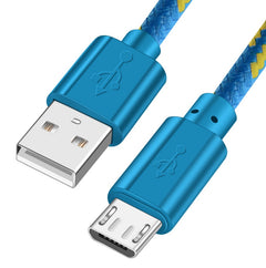 Woven nylon cloth data cable - Otaj Gifts
