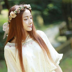 Wedding Garland Flower Crown - Otaj Gifts