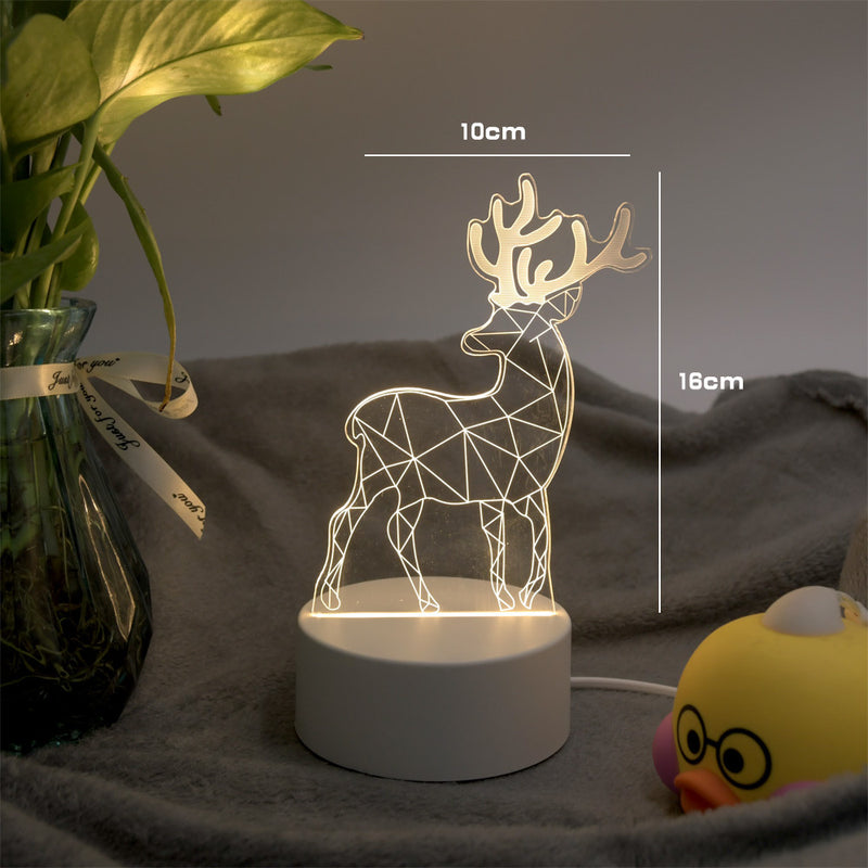 Creative small table lamp bedroom dormitory birthday gift - Otaj Gifts