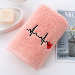 Thickened Absorbent Cotton Embroidered Towel - Otaj Gifts
