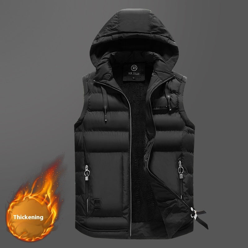 Men's Fashion Casual Men's Clothing Cotton Vest - Otaj Gifts