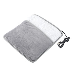 Winter Electric Foot Heating Pad USB Charging Soft Plush Washable Foot Warmer Heater Improve Sleeping Household Foot Warming Mat Electric Foot Warmer With Dual-Sided Heating Elements - Otaj Gifts