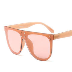 Fashion men and women glasses big box face slimming sunglasses - Otaj Gifts