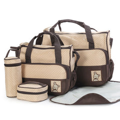 Baby Diaper Bag Suits For Mom Baby Bottle Holder Mother Mummy Stroller Maternity Nappy Bags Sets - Otaj Gifts