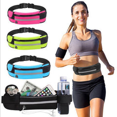 Fitness Waist Bag With Pocket Slim Running Jogging Belt Fanny Pack Bag For Hiking Cycling Workout Sports Gym - Otaj Gifts