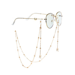Letter Glasses Chain Fashion Star Butterfly Sun - Otaj Gifts