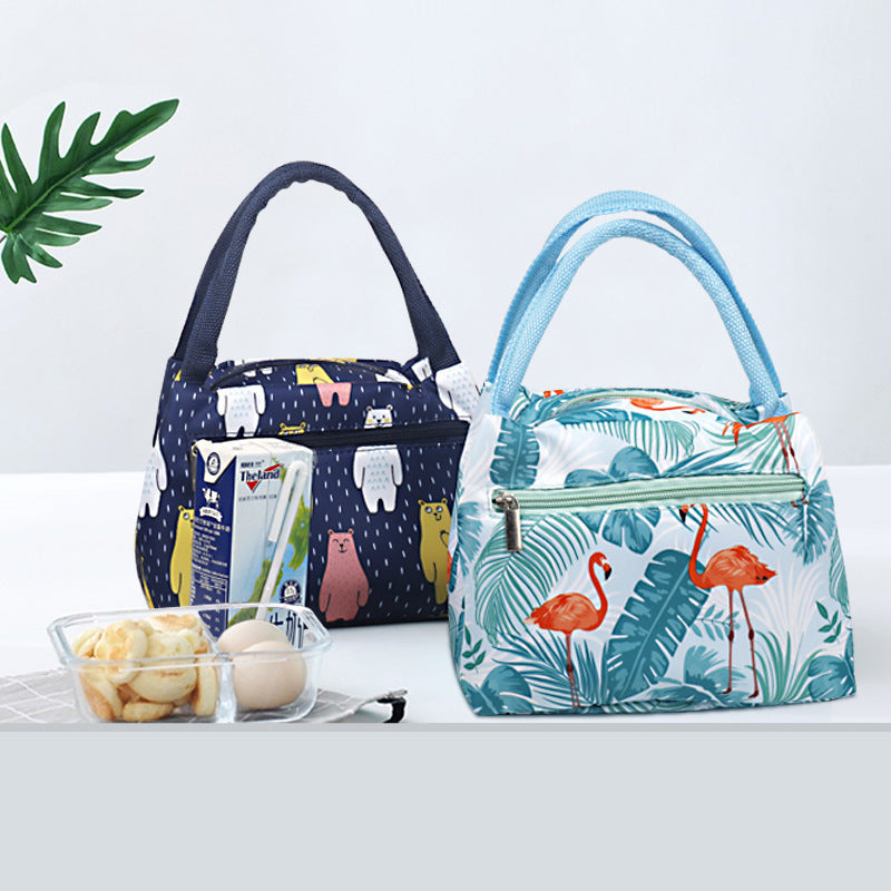 Portable Lunch Bag Thickened Rice Bag Fashionable Oxford Cloth Lunch Box - Otaj Gifts