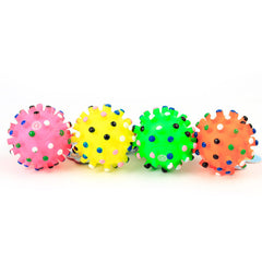 Pet Sounding Vinyl Thorn Ball Bite Resistant Toy - Otaj Gifts