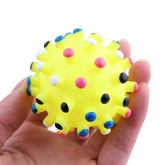 Pet Sounding Vinyl Thorn Ball Bite Resistant Toy - Otaj Gifts