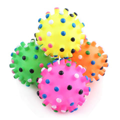 Pet Sounding Vinyl Thorn Ball Bite Resistant Toy - Otaj Gifts