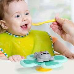 Spinning Top Baby Sucker Top Toy Creative Bath Swimming Water Toys Sucker Suction Cup Fun Game Baby Teether Toys - Otaj Gifts