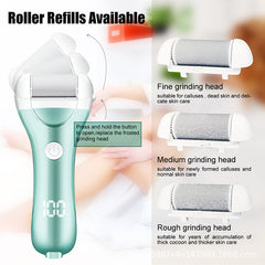 Charged Electric Foot File For Heels Grinding Pedicure Tools Professional Foot Care Tool Dead Hard Skin Callus Remover - Otaj Gifts