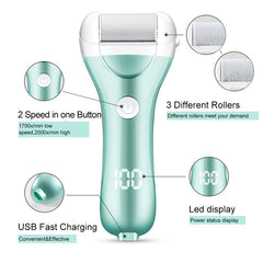 Charged Electric Foot File For Heels Grinding Pedicure Tools Professional Foot Care Tool Dead Hard Skin Callus Remover - Otaj Gifts