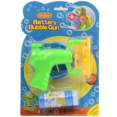 Electric Automatic Bubble Blower Maker Machine Gun with Mini Fan Kids Outdoor Sports Educational Toys - Otaj Gifts