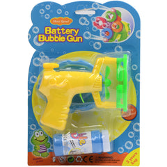 Electric Automatic Bubble Blower Maker Machine Gun with Mini Fan Kids Outdoor Sports Educational Toys - Otaj Gifts