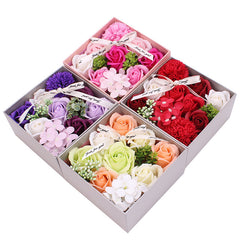 Teacher's Day Gift Creative Gift Soap Flower Gift Box Girlfriends Birthday Gift Simulation Rose Soap Flower For Teacher - Otaj Gifts