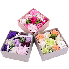 Teacher's Day Gift Creative Gift Soap Flower Gift Box Girlfriends Birthday Gift Simulation Rose Soap Flower For Teacher - Otaj Gifts