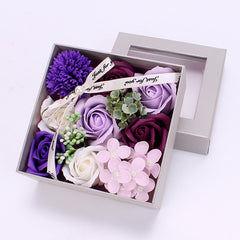 Teacher's Day Gift Creative Gift Soap Flower Gift Box Girlfriends Birthday Gift Simulation Rose Soap Flower For Teacher - Otaj Gifts