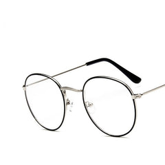 Woman Men Glasses Retro Round Glasses Frame - Otaj Gifts