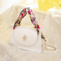 Silk Scarf Handbag Mobile Phone Bag Chain Bag Shoulder Messenger Bag - Otaj Gifts