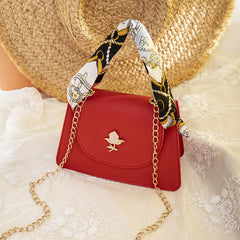 Silk Scarf Handbag Mobile Phone Bag Chain Bag Shoulder Messenger Bag - Otaj Gifts