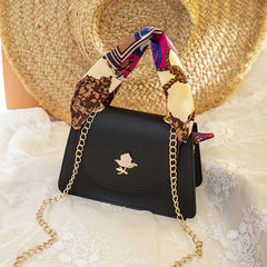 Silk Scarf Handbag Mobile Phone Bag Chain Bag Shoulder Messenger Bag - Otaj Gifts