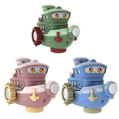 Electric Water Rotating Spray Ship Toys Cartoon Boat Funny Baby Bath Toys - Otaj Gifts