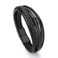 Wholesale Price Classic Genuine Leather Bracelet For Men - Otaj Gifts