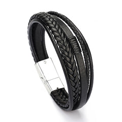 Wholesale Price Classic Genuine Leather Bracelet For Men - Otaj Gifts