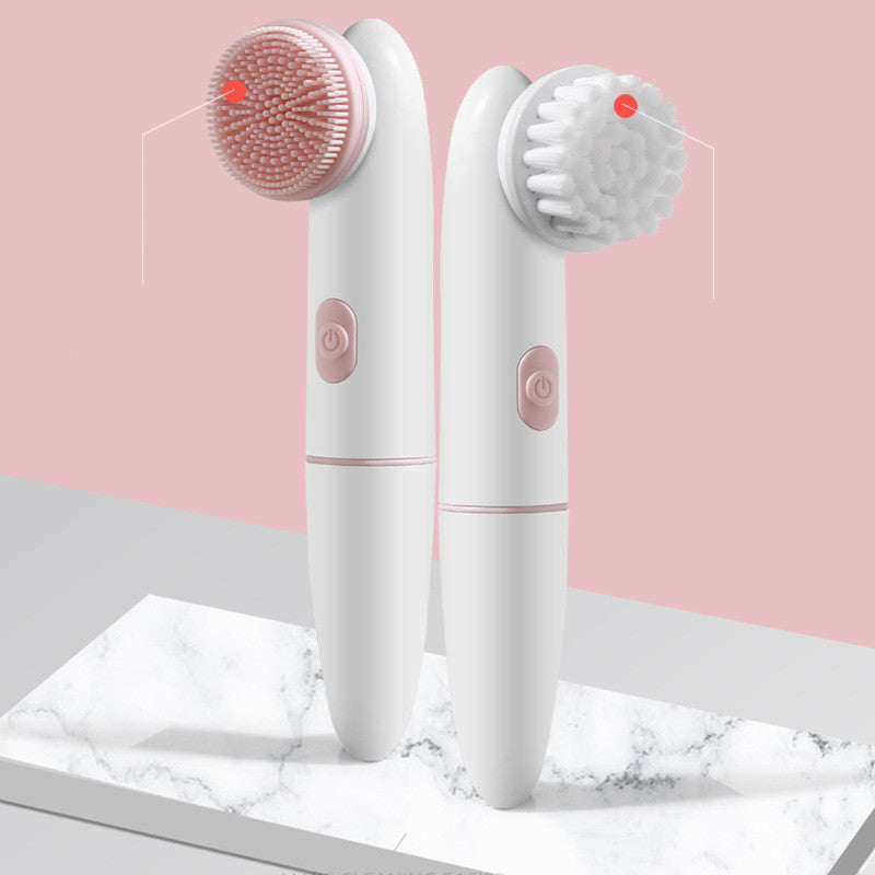 Electric Silicone Facial Cleanser,  Facial Cleansing Brush, Beauty Instrument Pore Cleaner - Otaj Gifts