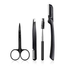 Beauty Tools Black Eyebrow Trimming Set - Otaj Gifts