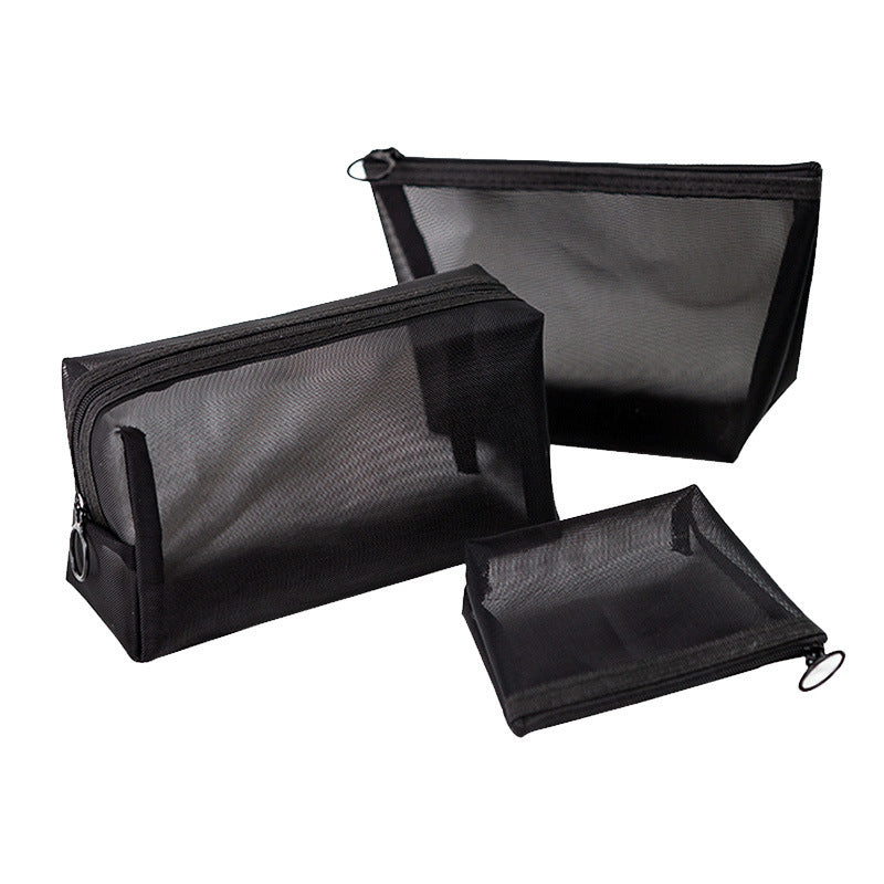 Portable Travel Toiletry Bag Transparent Mesh Toiletry Bag - Otaj Gifts