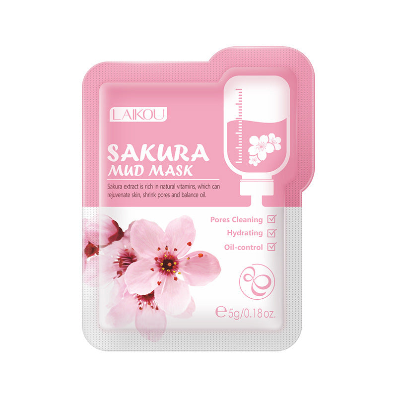 Laikou Sakura Mud Mask 5g Single Pack - Otaj Gifts