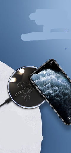 Desktop Disc Ultra-thin Fast Charging Mobile Phone Wireless Charger - Otaj Gifts