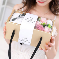 Soap Flower Rose Gift Box Mother's Day Gift Ideas Valentine's Day 520 Gift - Otaj Gifts