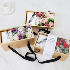 Soap Flower Rose Gift Box Mother's Day Gift Ideas Valentine's Day 520 Gift - Otaj Gifts