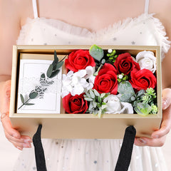 Soap Flower Rose Gift Box Mother's Day Gift Ideas Valentine's Day 520 Gift - Otaj Gifts