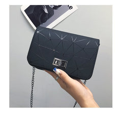 All-match Korean Messenger Bag Ins Super Fire Chain Shoulder Bag Lock Small Square Bag - Otaj Gifts
