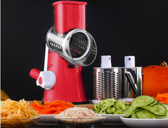 Vegetable Cutter Round Mandoline Slicer Potato Julienne Carrot Grater Cheese - Otaj Gifts