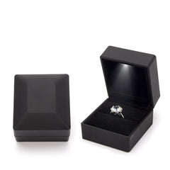LED Wedding Ring Box Jewelry Display Storage Showcase - Otaj Gifts