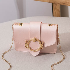 Korean Fashion Chain Small Square Bag Fashion One-Shoulder Messenger Mobile Phone Bag - Otaj Gifts
