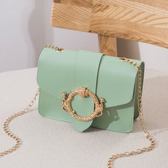 Korean Fashion Chain Small Square Bag Fashion One-Shoulder Messenger Mobile Phone Bag - Otaj Gifts